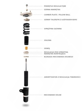 Подвеска BC RACING Ford Fiesta MK6 08-17 5/6кг