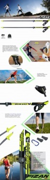 Fizan Carbon Pro Палки для скандинавской ходьбы 80% карбон