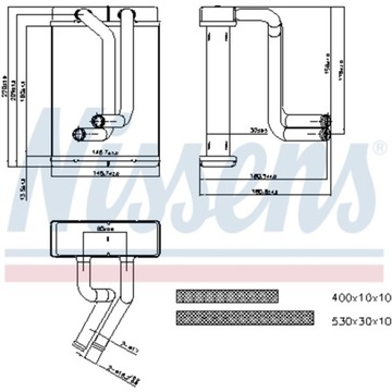 фото thumb №1, Обігрівач kia sephia shuma i ii 96-04