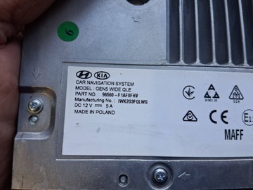 KIA SPORTAGE IV LIFT RADIO NAWIGACJA 96560F1AF0FHV