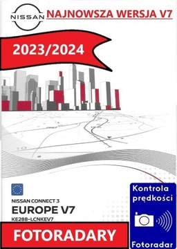 КАРТА NISSAN CONNECT 3 LCN3 V7 QASHQAI JUKE 2023