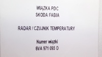 фото thumb №11, Nowa джгут радар cz. температури skoda fabia 6va971095d + радар + датчик