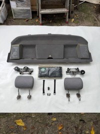 фото thumb №1, Полиця задня mercedes w124 складний підголівники комплект набір