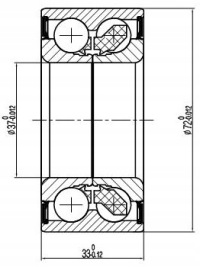 фото thumb №6, Підшипник колеса перед citroen c2, c3 i набір