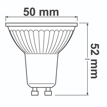 Светодиодная лампа GU10 7,9 Вт, 4000K, 120°, РЕГУЛИРУЕМАЯ OSRAM