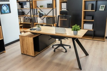 Угловой письменный стол Future active style 160x70, столешница из дуба