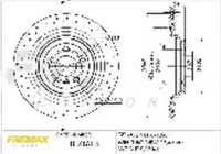 Купити 2x диск гальмівна bd-3613 fremax, фото thumb