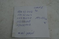 Решётка бампера передний перед молдинг левая правый  corsa e 1.0 t Доставка, фото thumb