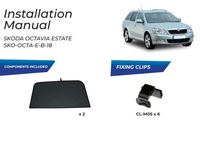 фото thumb №13, Шторки бічний skoda octavia kombi 04-13 захист шторка сонцезахисні