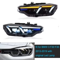 фото thumb №11, Led фара assembly for bmw 3 series f30 f80 2013-2019 refit full led