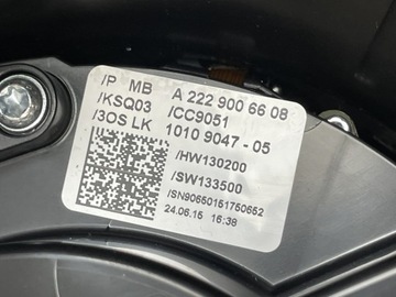 фото thumb №11, Mercedes w222 перемикач-павук перемикач комбінований стрічка підкермові важелі a2229006608