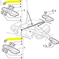 фото thumb №7, Переключатель замка стекло alfa romeo 156 оригинальный номер 71713186