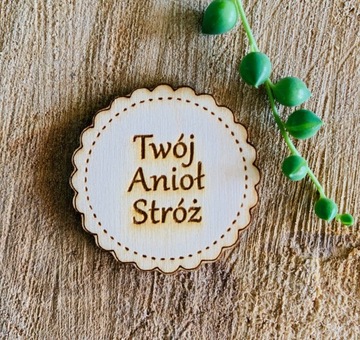 Tabliczka napis grawer twój anioł stróż w2 4 cm