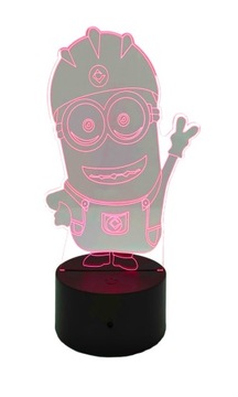 LED 3D МИННОН НОЧНИК ДЛЯ ПОДАРКА РЕБЕНКУ