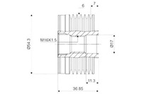 фото thumb №2, Колесо ременное генератора citroen valeo