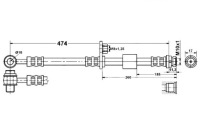 фото thumb №1, Ate 24.5298-0475.3 шланг тормозной гибкий