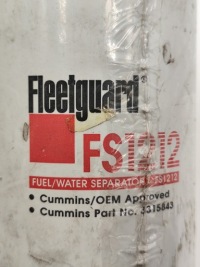 Фільтр paliwa-separator fleetguard fs1212 3315843 Ціна, фото thumb