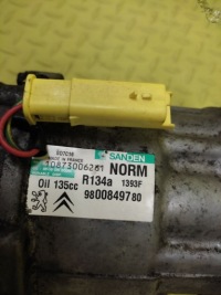 Citroen c5 3 3.0 hdi компрессор кондиционера 9800849780 Недорого, фото thumb