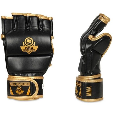 Bushido Rękawice MMA chwytne czarne E1V8 XL