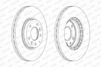 фото thumb №4, Ferodo гальмівні диски+ гальмівні колодки перед mazda 6 gh 299mm