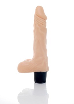 WIBRATOR DUŻY PENIS REALISTYCZNY FUNKCJE PULSACJE