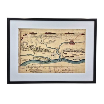 Połaniec - obóz Kościuszki z 1794 r. - | Format A3+ w ramie 45x60 cm