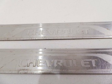 фото thumb №2, Chevrolet trax 2014 планки накладки порогові перед