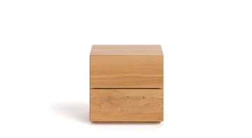 DSI-meble Szafka nocna dębowa CUBE lite drewno DĄB