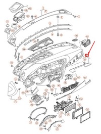 фото thumb №9, Audi rs6 c7 передняя часть dash панель trim lhd 4g1857304a1lq