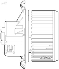 фото thumb №2, Повітродувка вентилятор обдув dea09024 denso citroen