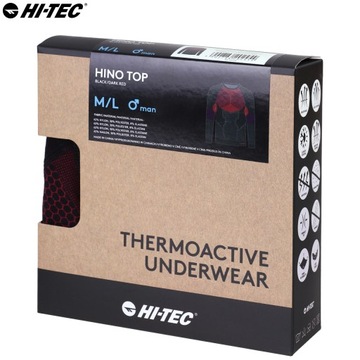 Bielizna Termoaktywna Męska Bluza HINO HI-TEC Szybkoschnąca XL/XXL