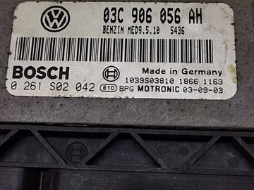 фото thumb №5, Vw touran 1.6 блок керування двигуна 0261s02042