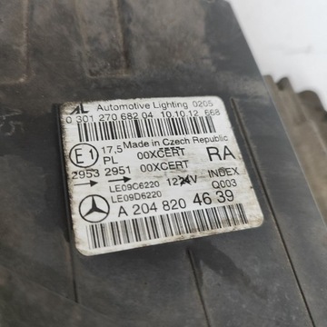 фото thumb №8, Mercedes-benz c w204 2012 правая сторона лампа передняя