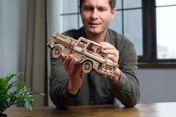 Пикап Лесоруба, механическая модель - пазл UGears 3D