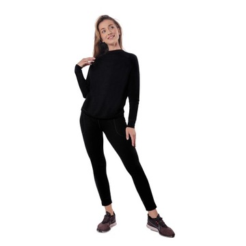 ТЕРМОАКТИВНАЯ МОТОЦИКЛОВАЯ ФУТБОЛКА XXL МУЖСКАЯ ТЕПЛАЯ THERM DRY PAD ЧЕРНАЯ