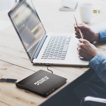ВНЕШНИЙ ПРИВОД ДЛЯ ЗАПИСИ CD-R/DVD-ROM/RW ПОРТАТИВНЫЙ ПРОИГРЫВАТЕЛЬ USB 3.0