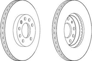 фото thumb №2, Диски тормозные 2szt cadillac bls fiat croma lada