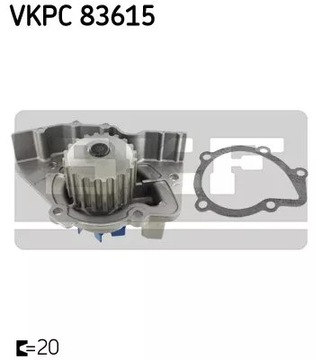 фото thumb №1, Насос води peugeot 205,306 1.6-1.9 92- /