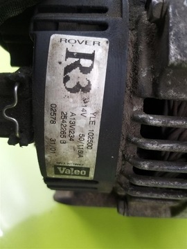 фото thumb №1, Генератор rover 75 1998-2005 2,0 cdt 115a valeo yle102500 оригінал 2 контакти