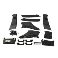 фото thumb №1, Обшивка стійок захист козирки дзеркало чорні mercedes gla w156 x156 amg