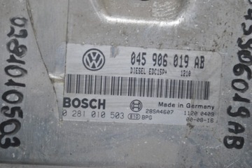 фото thumb №7, Компьютер двигателя блок управления vw polo 6n2 045906019ab 0281010503