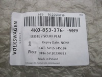 фото thumb №3, Audi a6 c8 планка порога правого зад 4k0853376