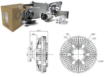 фото thumb №1, Зчеплення вентилятора радіатор man hocl lion s cit