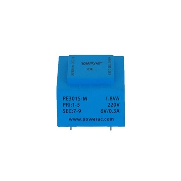 PE3015-M-1.8VA-230V/9V Transformator PCB