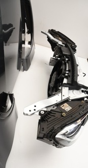 фото thumb №10, Mercedes glc w253 рестайлинг капот бампер лампы pas переднее радиатор