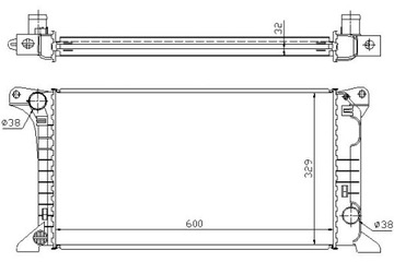 фото thumb №2, Радиаторов двигателя nissens 86vb8005bc 86vb8005eb 11