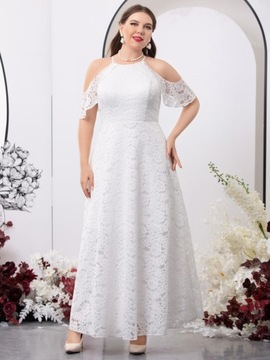LC87104 *SHEIN КРУЖЕВНОЕ СВАДЕБНОЕ ПЛАТЬЕ С ЗАПАДНЫМИ РУКАВАМИ 54