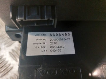 фото thumb №7, Панель повітропровід консоль середня рамка дисплей volvo v50 8696495 30672565