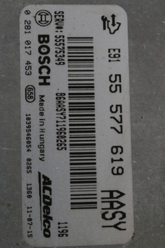 фото thumb №6, Opel insignia 2.0 компьютер двигателя 55577619 aasy