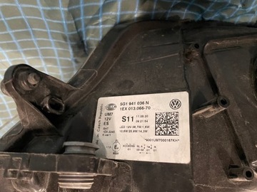 фото thumb №10, Vw golf vii 7 рестайлинг gte e-golf лампа правая полный led правый европа 5g1941036n